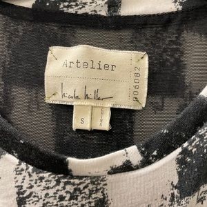 Nicole Miller black and white dress